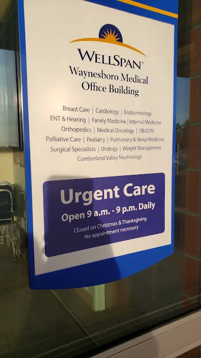 WellSpan Urgent Care - Waynesboro 1