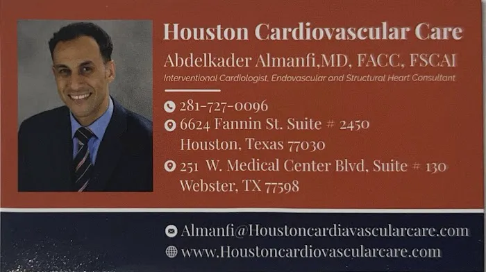 Houston Cardiovascular care - Dr. Abdelkader Almanfi 3