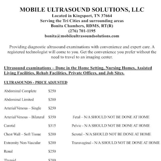 Mobile Ultrasound Solutions