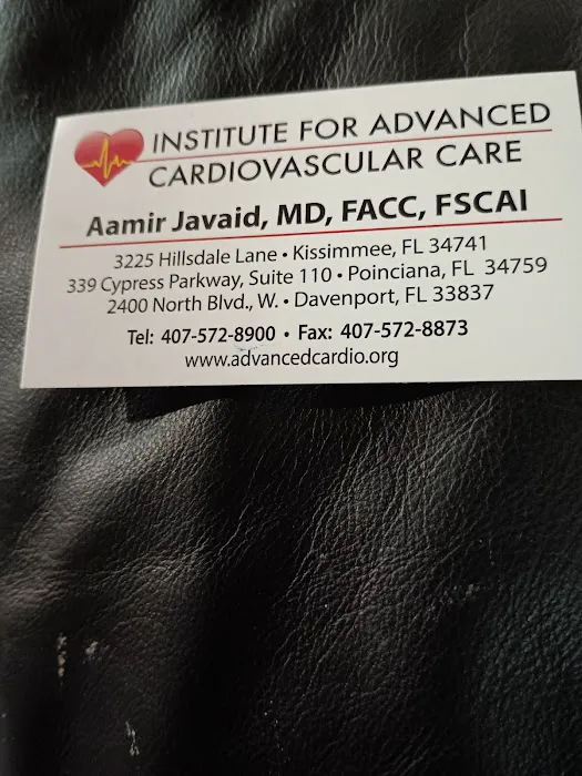 Institute For Advanced Cardiovascular Care Dr. Aamir Javaid, MD 1