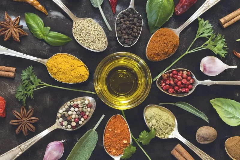 Spices and Herbs for Flavor and Antioxidants